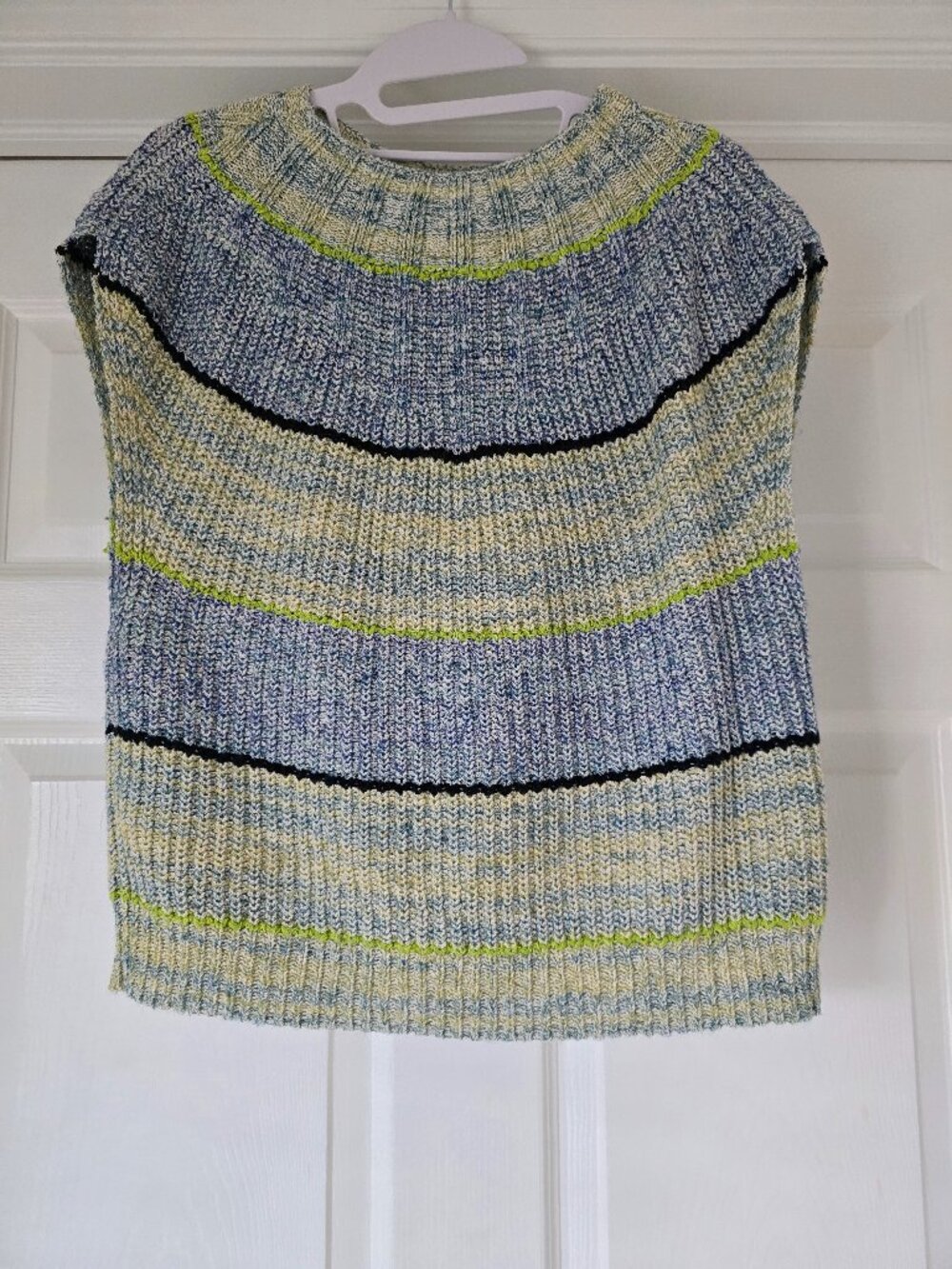 Anthropologie Daily Practice Cap Sleeve Sweater - Picture 2 of 6